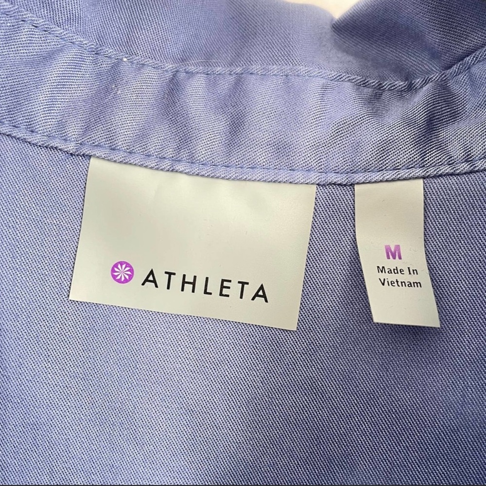 Athleta Tencel Basic Tank Top Collared Size Mediu… - image 4